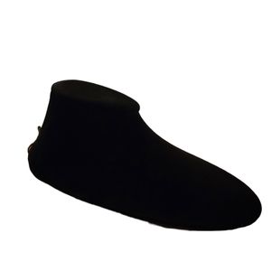 SALE Black Velvet Low Profile Jewelry Display Bust